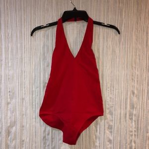 Red Bodysuit